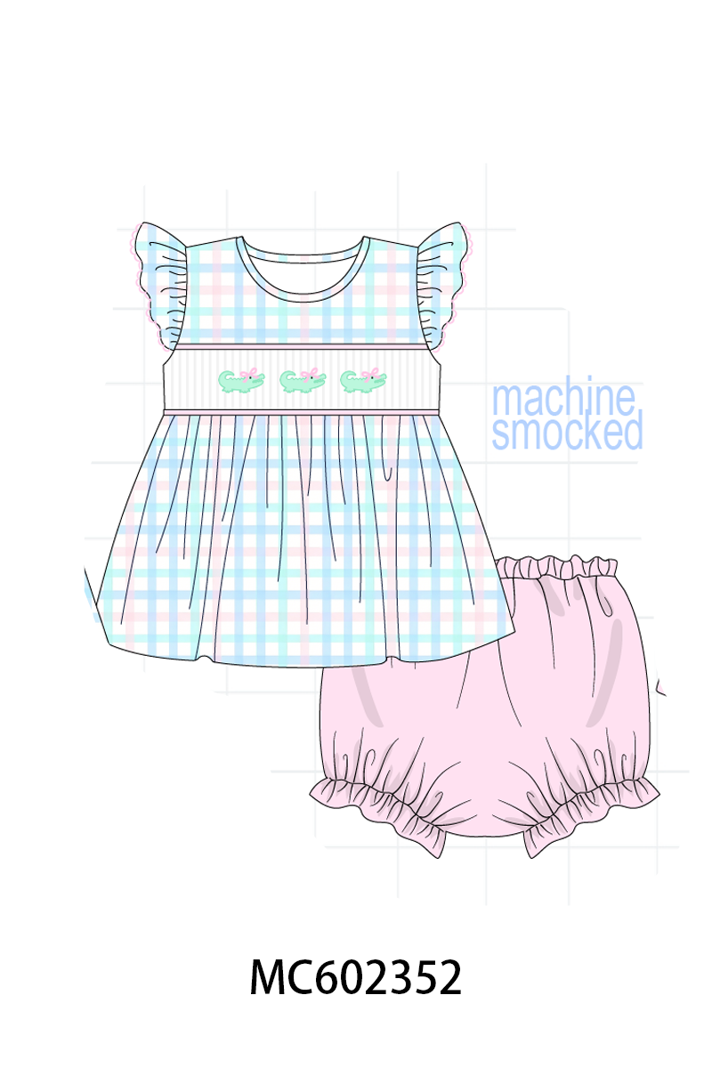 PO82 Crocodile applique smocked collection 2 - closing 3/2 - ETA July