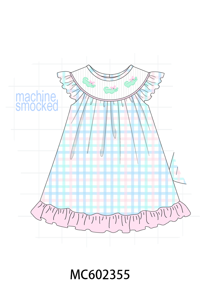 PO82 Crocodile applique smocked collection 2 - closing 3/2 - ETA July