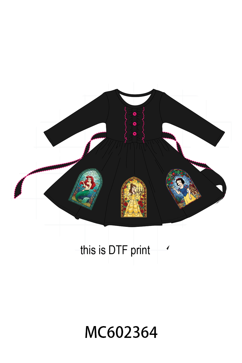 PO82 Black character princess print collection - closing 3/2 - ETA July