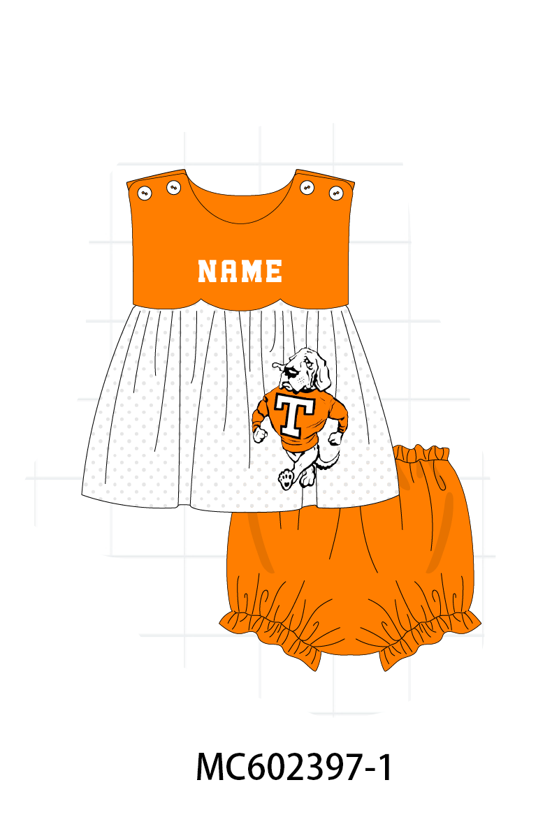 PO82 Orange Tennessee monogram embroidery collection - closing 3/2 - ETA July