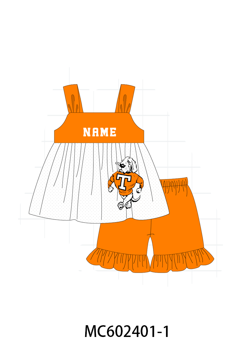 PO82 Orange Tennessee monogram embroidery collection - closing 3/2 - ETA July