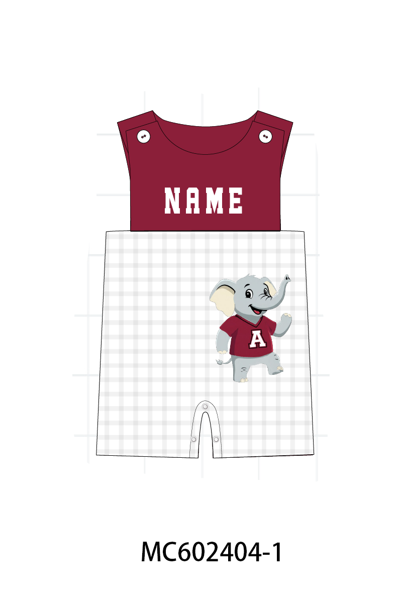 PO82 Maroon Alabama elephant monogram embroidery collection - closing 3/2 - ETA July