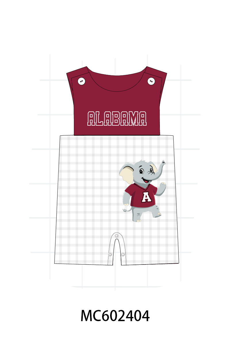 PO82 Maroon Alabama elephant embroidery collection - closing 3/2 - ETA July