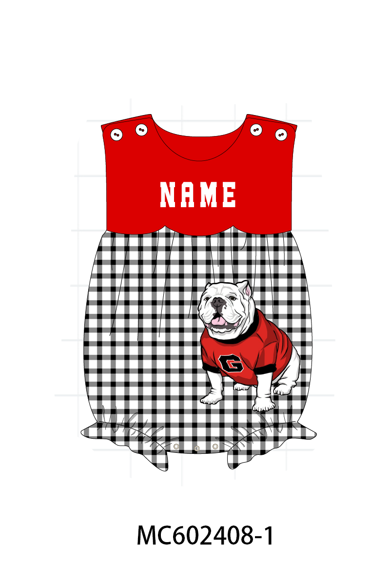 PO82 Red GEORGIA monogram embroidery collection - closing 3/2 - ETA July