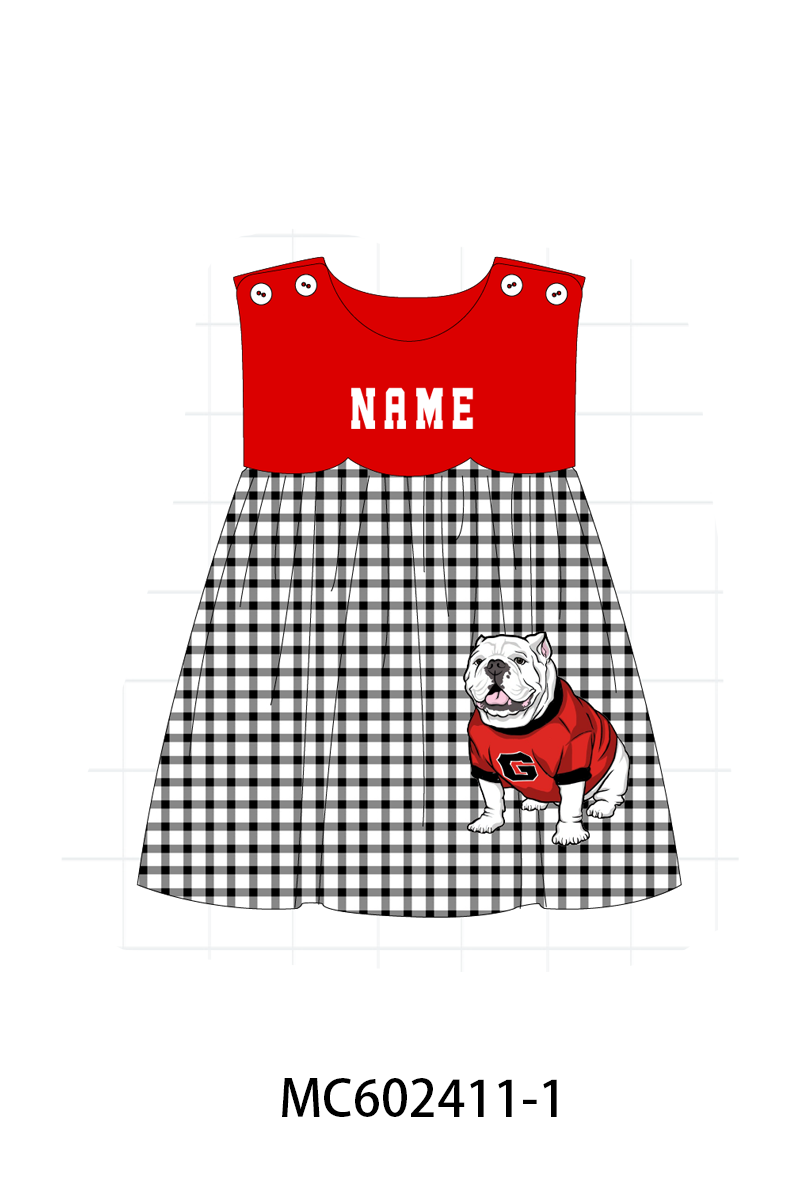 PO82 Red GEORGIA monogram embroidery collection - closing 3/2 - ETA July