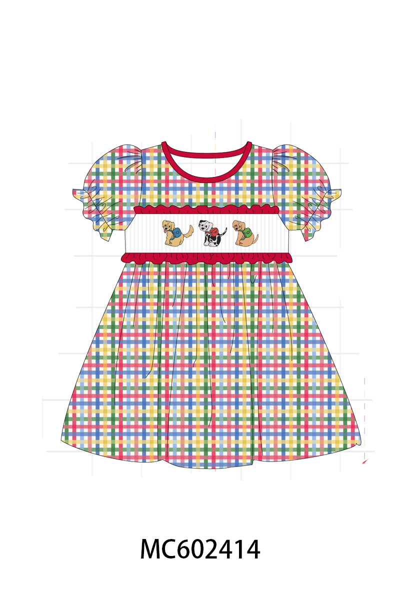 PO82 Puppy school plaid collection - closing 3/2 - ETA July