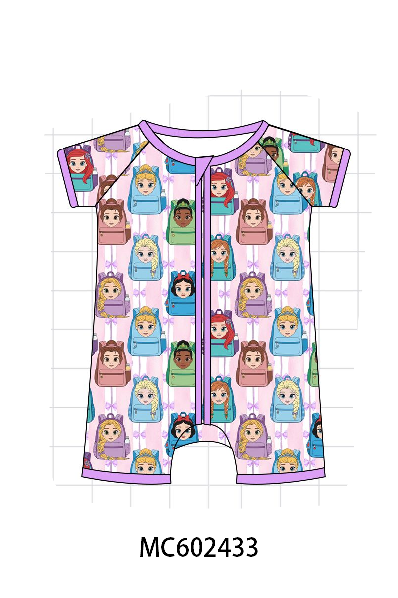 PO82 Purple princess print bamboo collection - closing 3/2 - ETA July