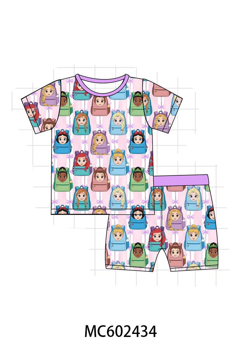 PO82 Purple princess print bamboo collection - closing 3/2 - ETA July