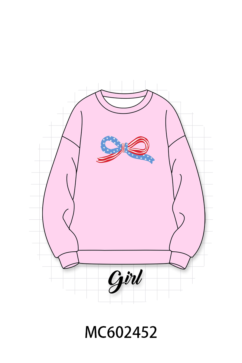 PO82 Pink&blue patriotic bow embroidery collection - closing 3/2 - ETA July