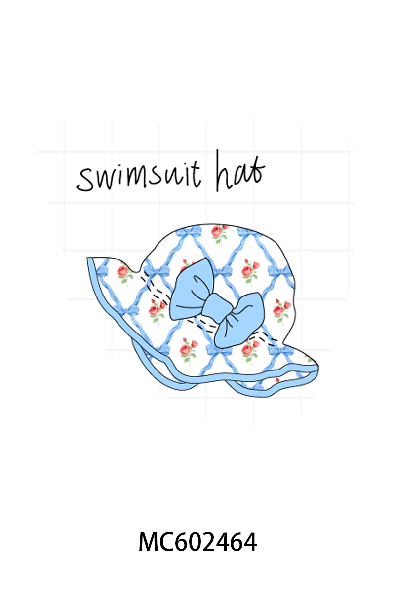 PO82 Blue bow rose print ruffle collection - closing 3/2 - ETA July