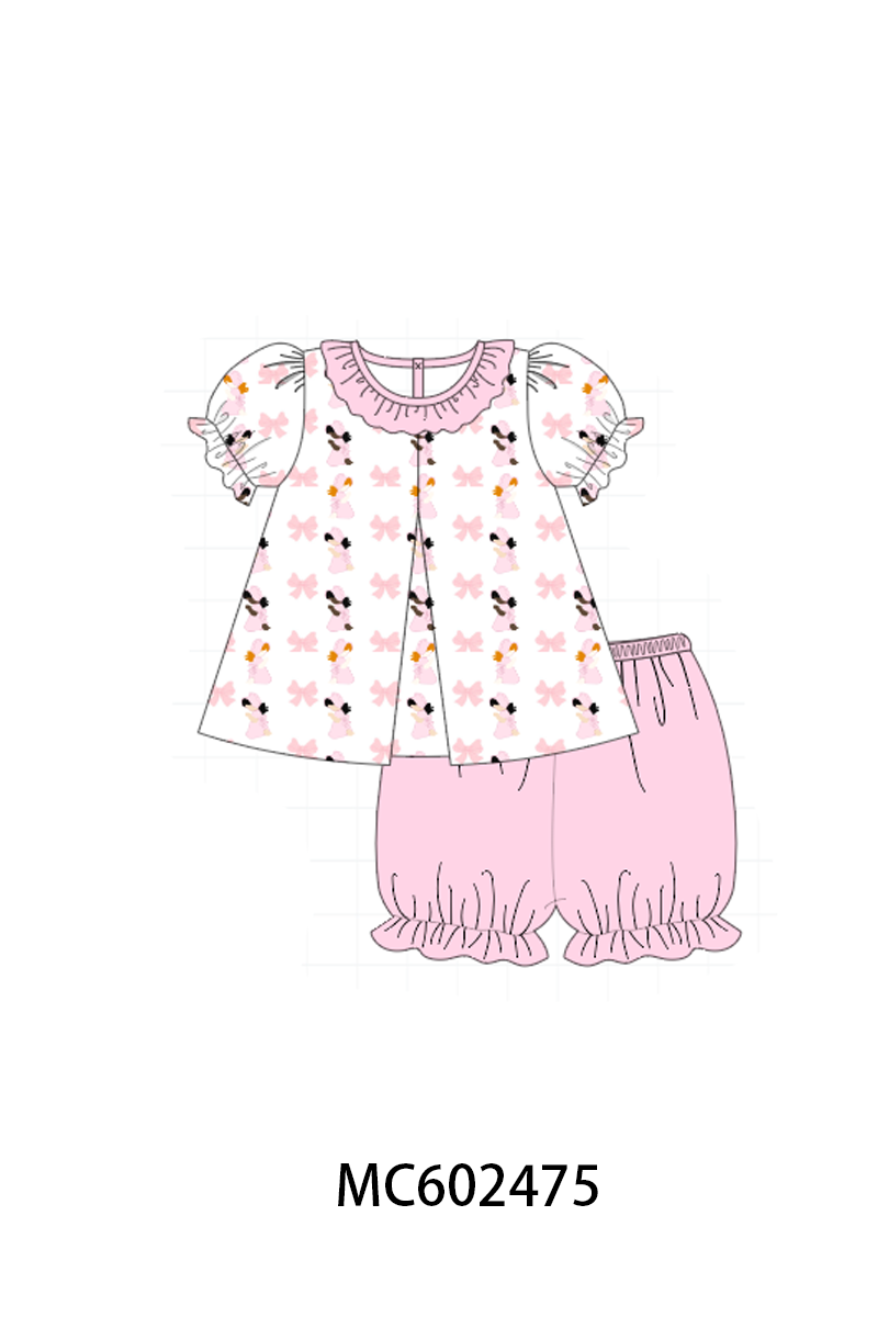 PO82 Pink bow litter girl print collection - closing 3/2 - ETA July