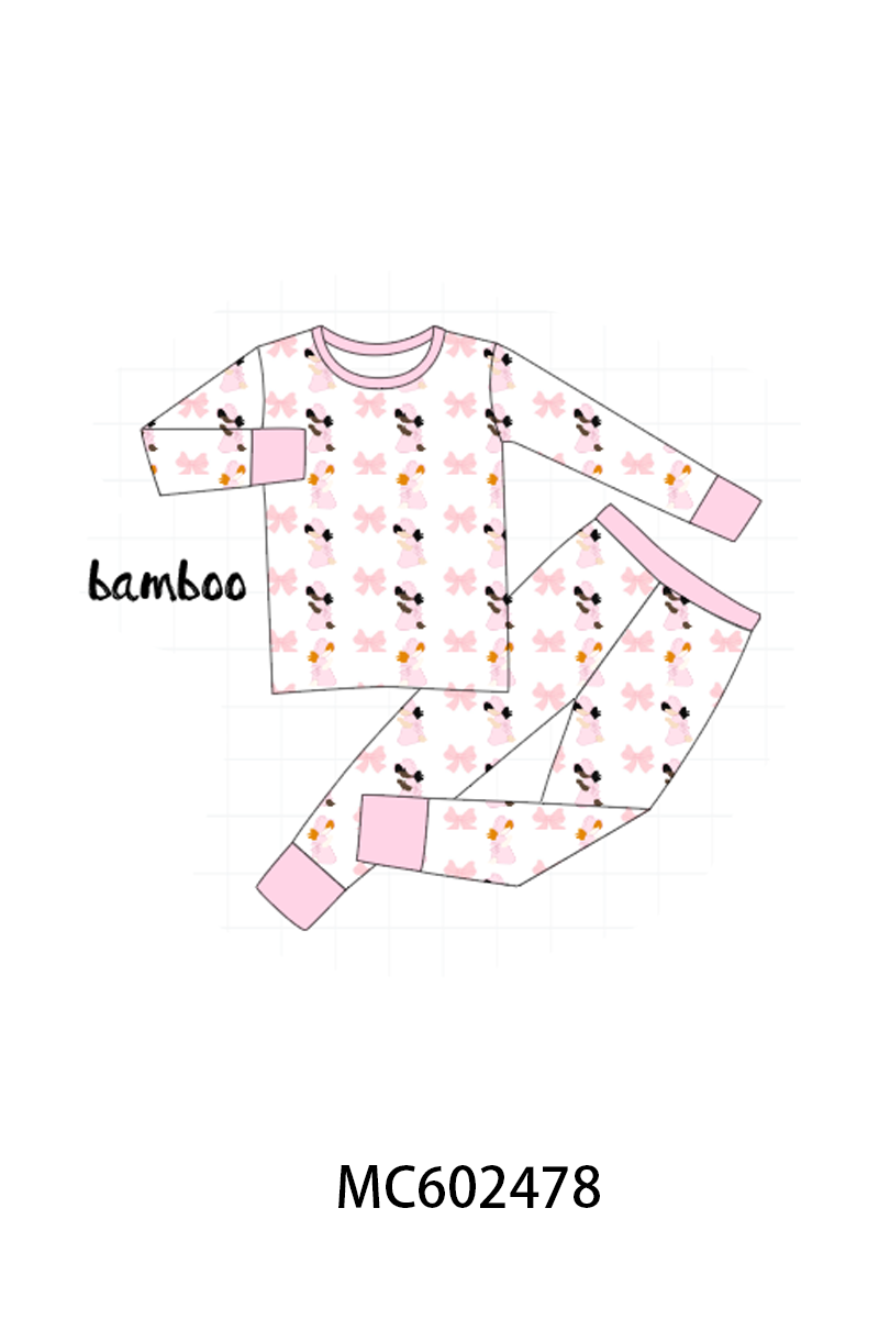 PO82 Pink bow litter girl print collection - closing 3/2 - ETA July