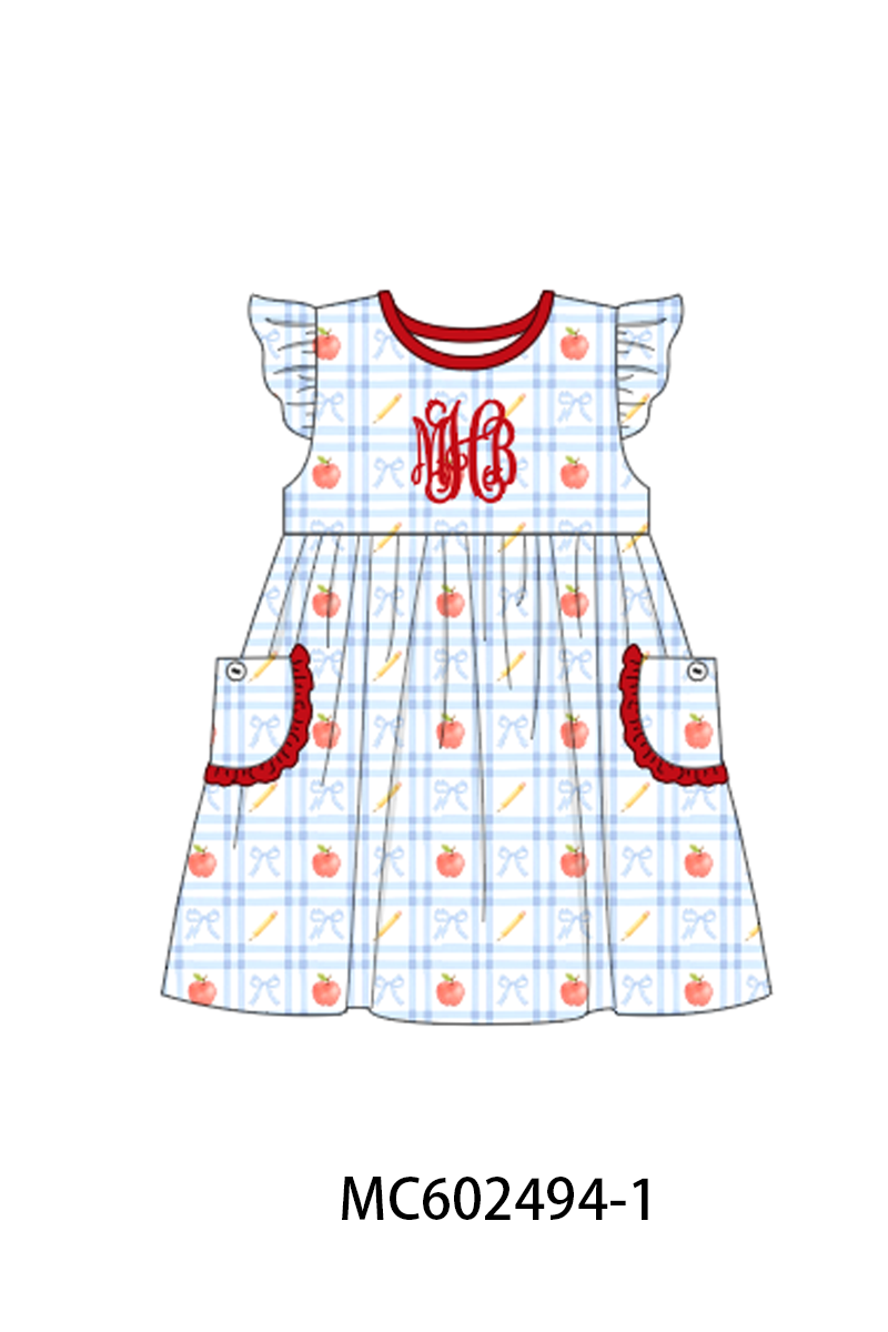 PO82 Red patriotic monogram embroidery collection - closing 3/2 - ETA July