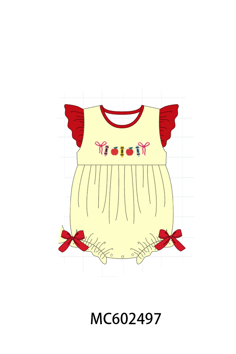 PO82 Yellow apple applique stripe collection - closing 3/2 - ETA July