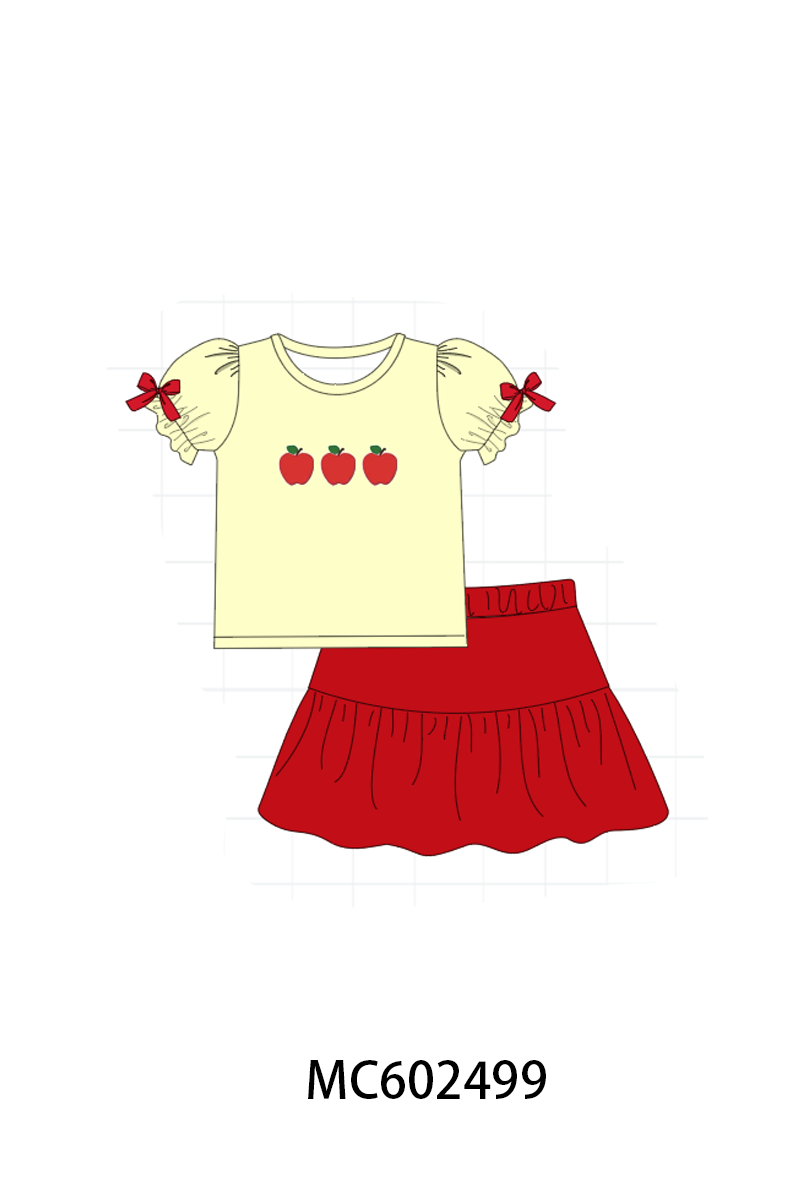 PO82 Yellow apple applique stripe collection - closing 3/2 - ETA July