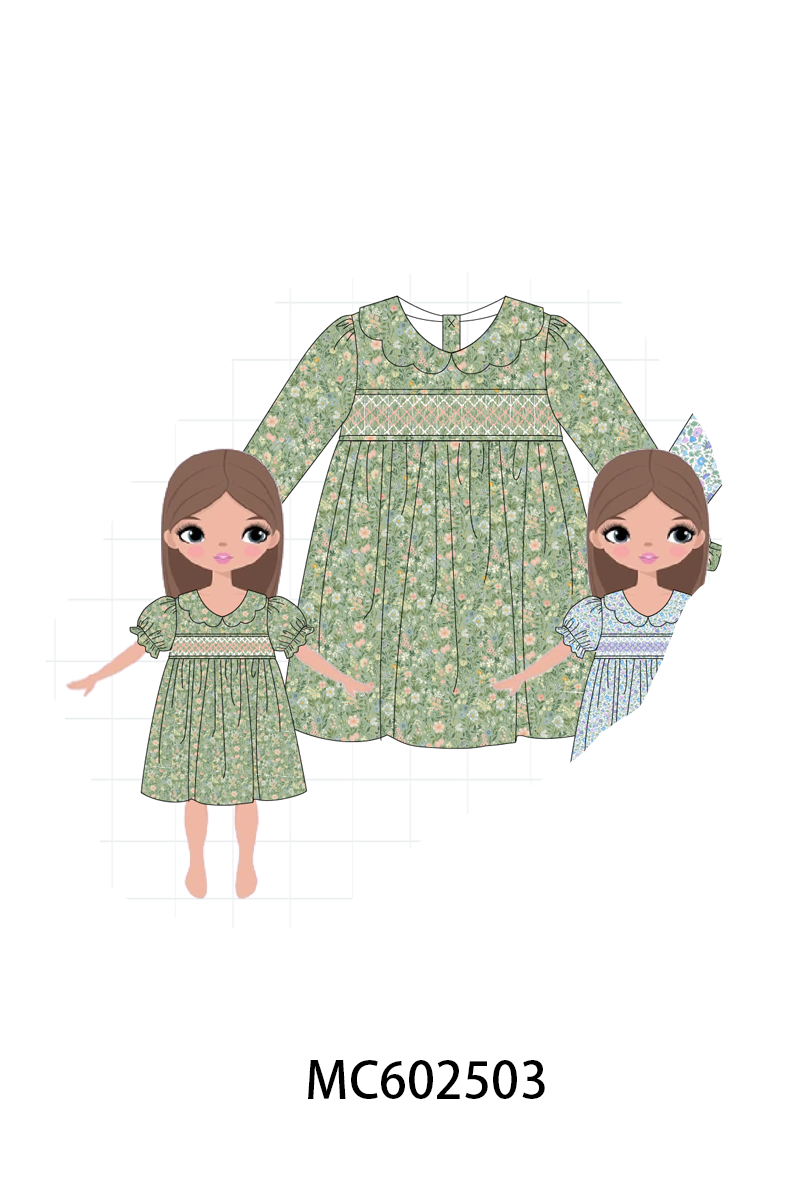 PO82 Floral print smocked dress collection - closing 3/2 - ETA July