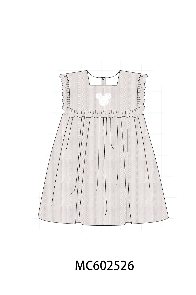 PO82 Grey character jacquard ruffle collection - closing 3/2 - ETA July