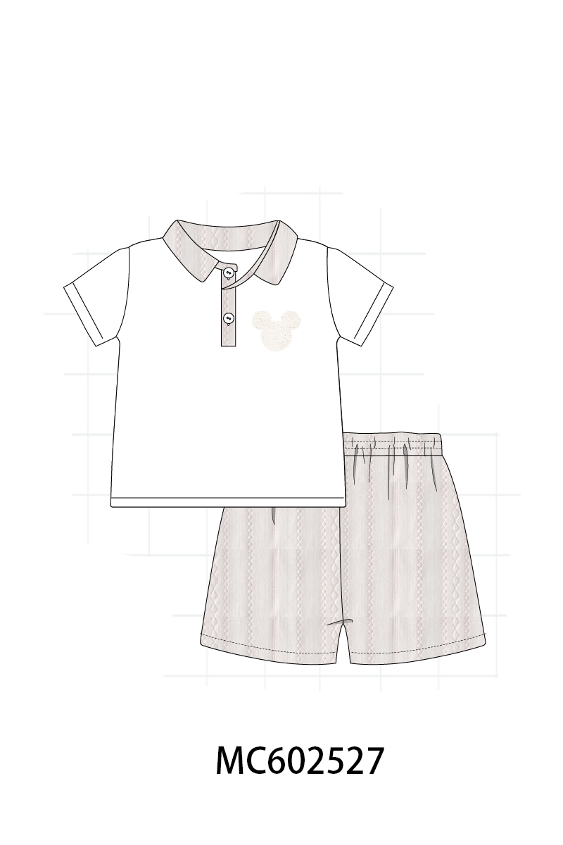 PO82 Grey character jacquard ruffle collection - closing 3/2 - ETA July