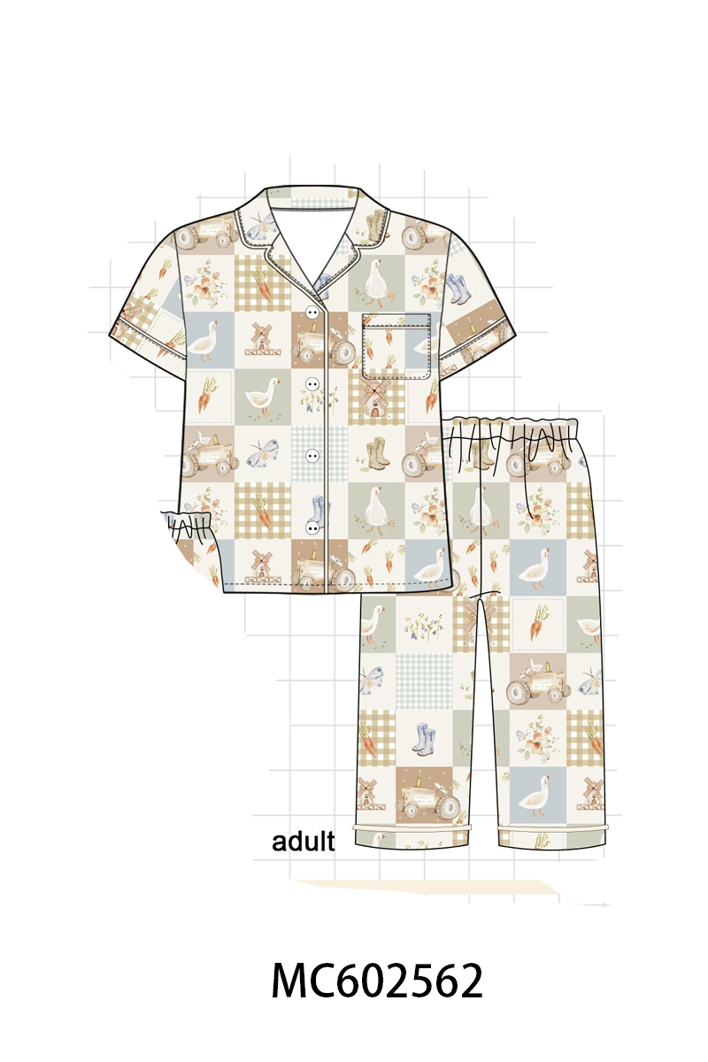 PO82 Goose checkered bamboo collection - closing 3/2 - ETA July