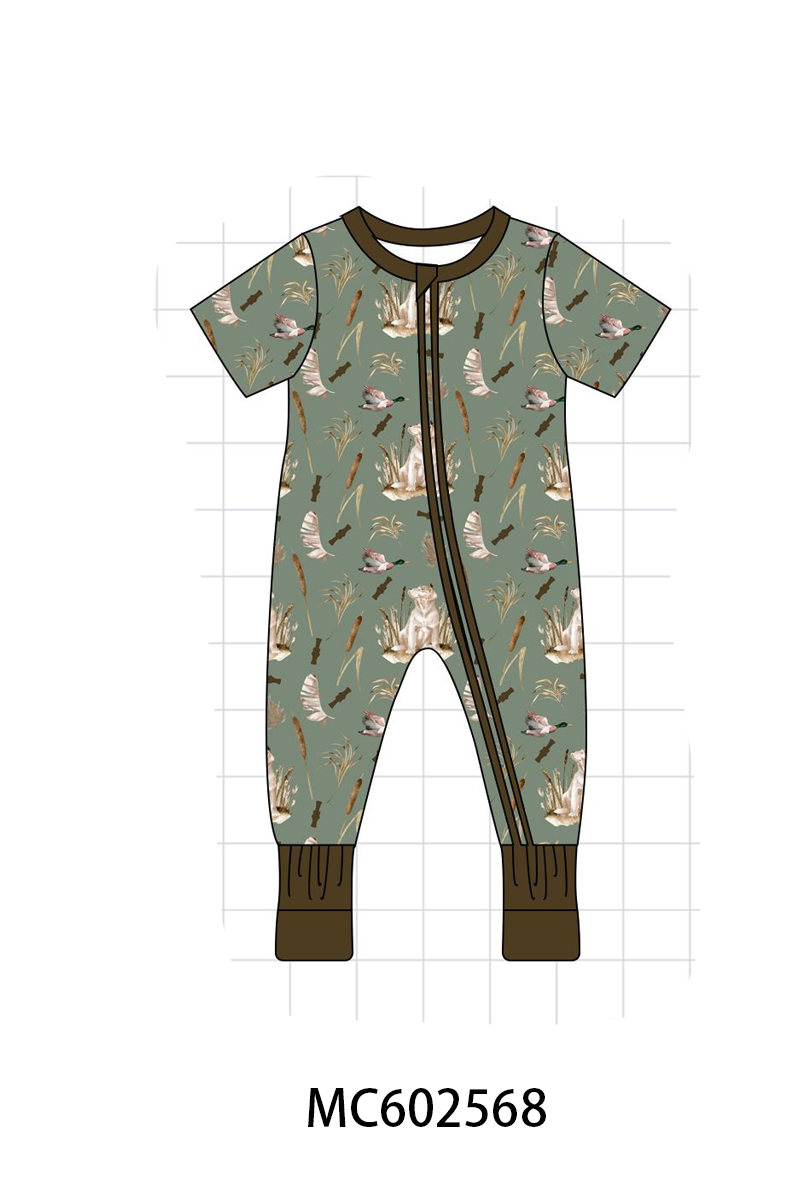 PO82 Green hunting print bamboo collection - closing 3/2 - ETA July