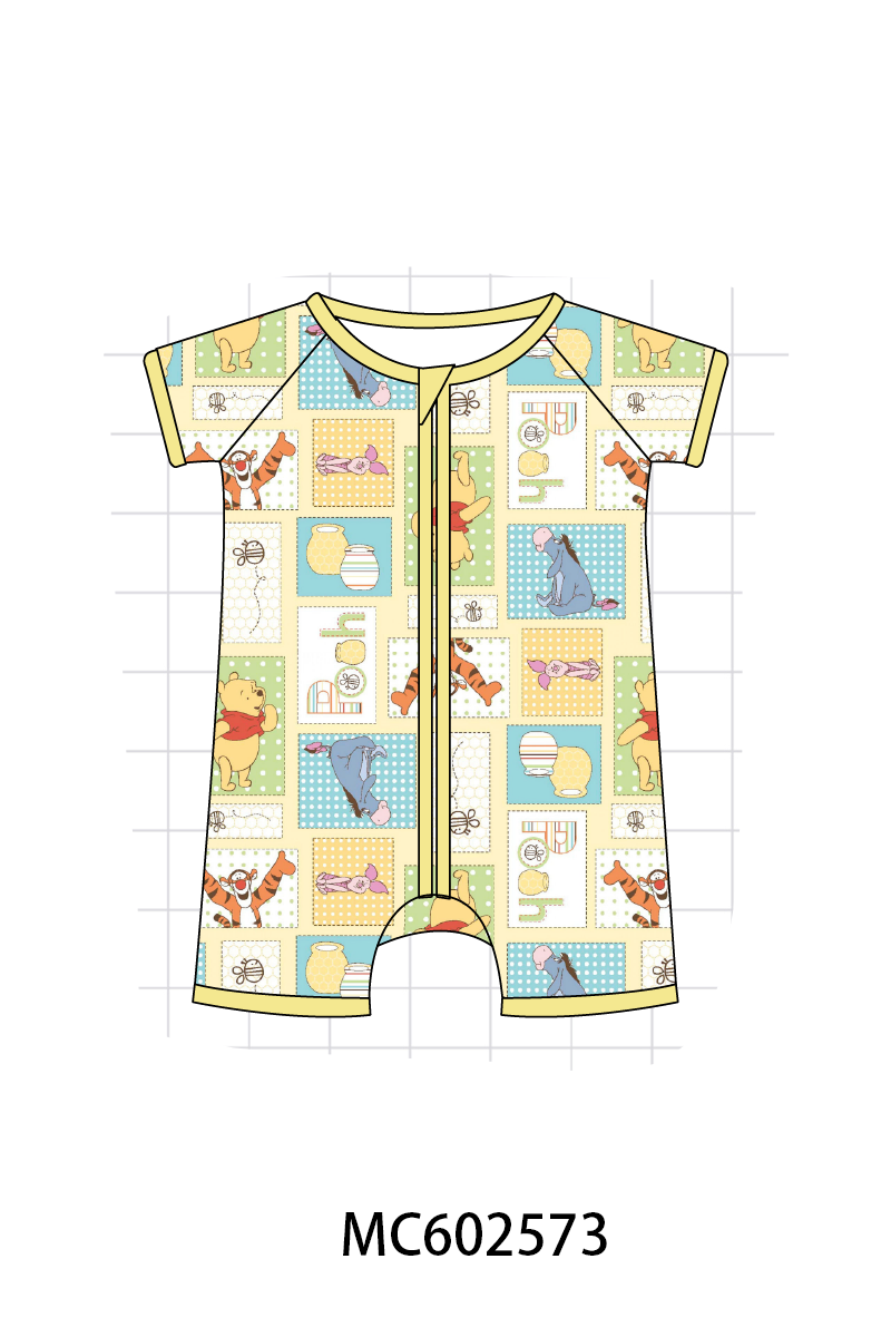 PO82 Yellow character print bamboo collection - closing 3/2 - ETA July