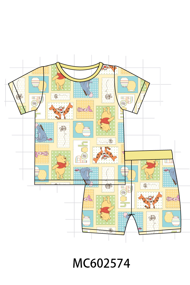 PO82 Yellow character print bamboo collection - closing 3/2 - ETA July
