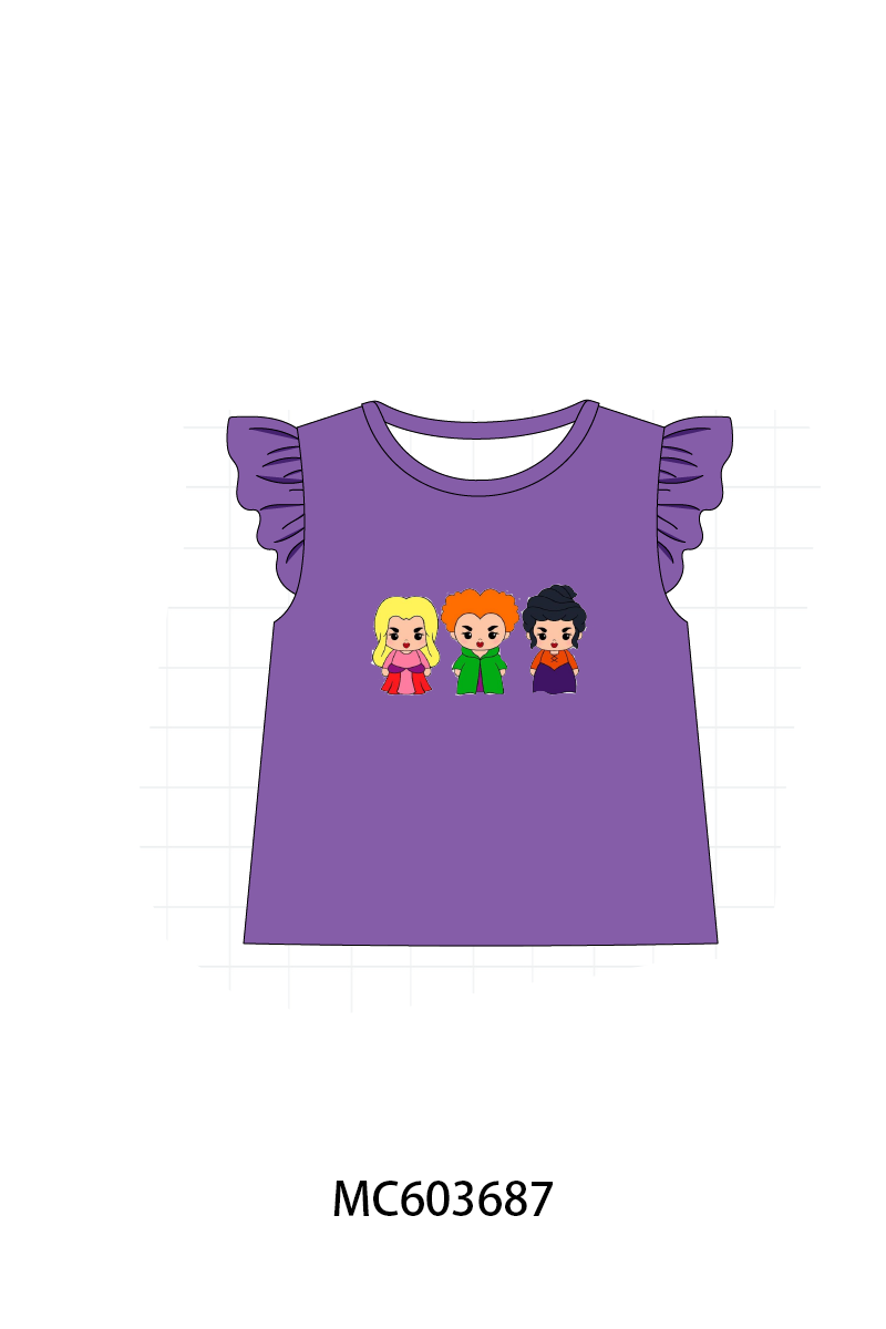 PO85 Multicolored halloween embroidery top collection 1 - ETA late august - closing 3/30