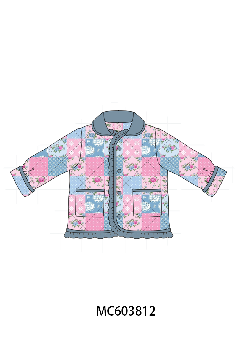 PO85 Floral patch work ruffle coat collection - ETA late august - closing 3/30