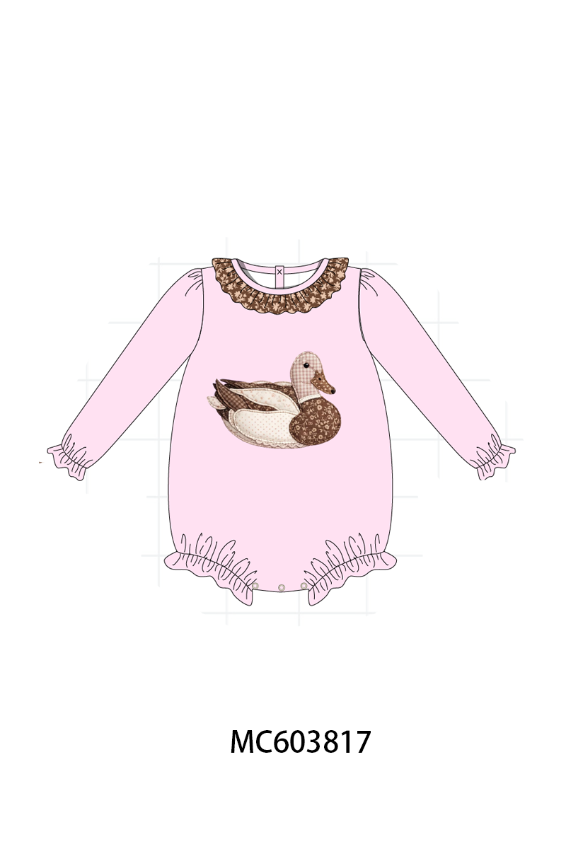 PO85 Pink&blue mallard duck applique collection - ETA late august - closing 3/30