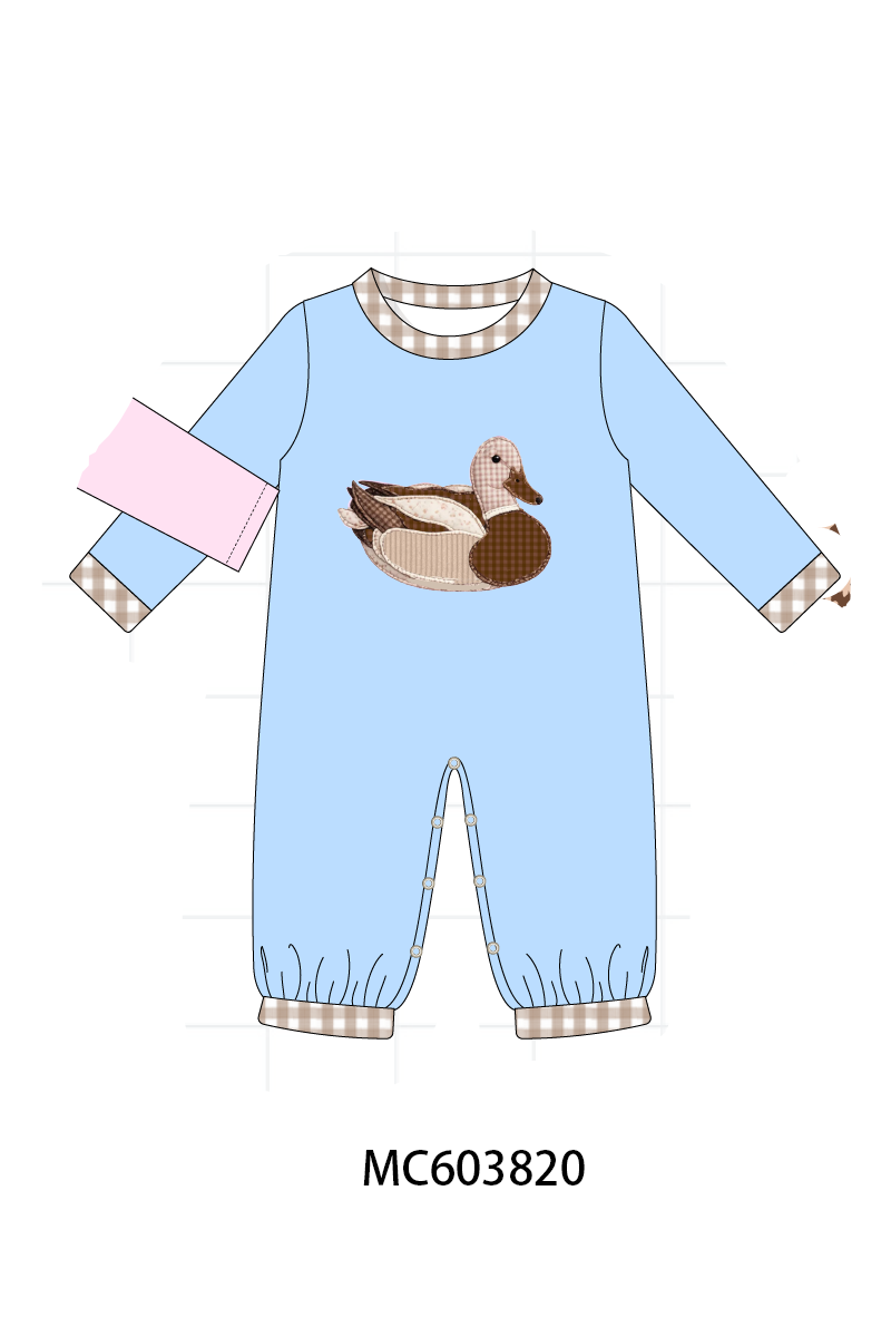 PO85 Pink&blue mallard duck applique collection - ETA late august - closing 3/30