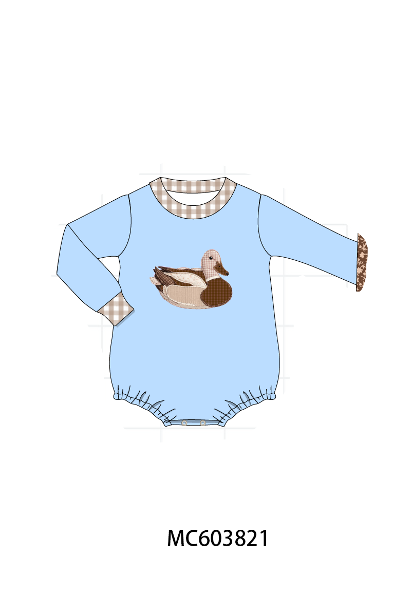 PO85 Pink&blue mallard duck applique collection - ETA late august - closing 3/30