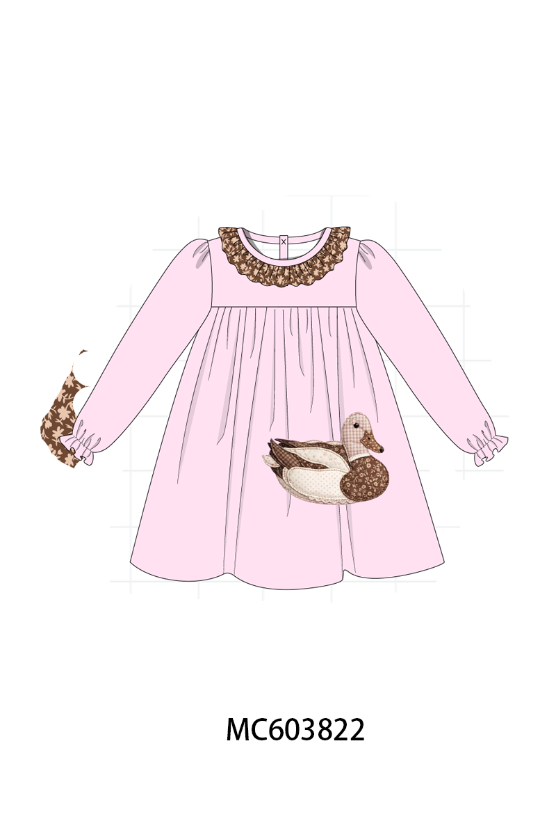 PO85 Pink&blue mallard duck applique collection - ETA late august - closing 3/30