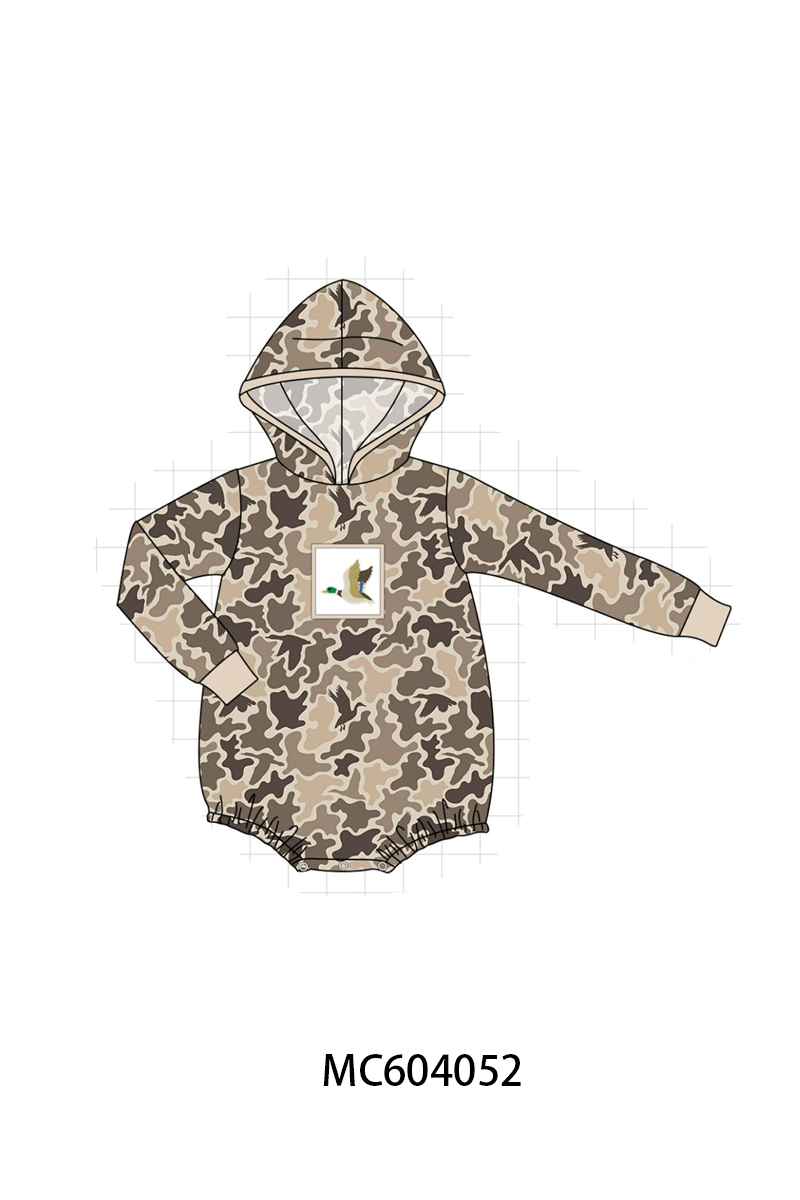 PO86 Camouflage duck embroidery ruffle collection - closing 4/13 - ETA early September