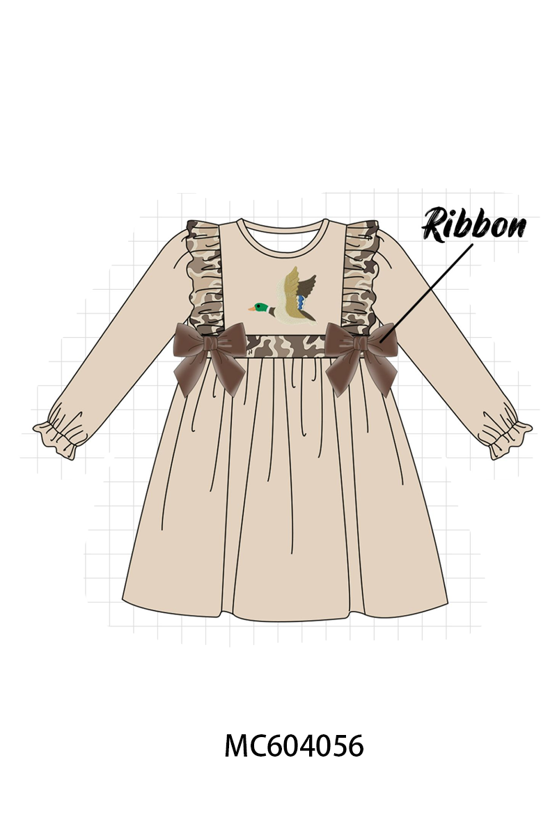 PO86 Camouflage duck embroidery ruffle collection - closing 4/13 - ETA early September