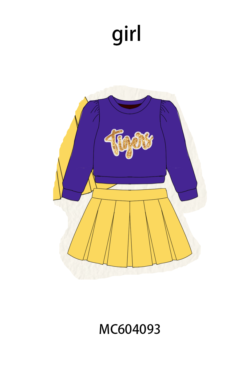 PO86 Football collegiate sequin skorts set collection - closing 4/13 - ETA early September