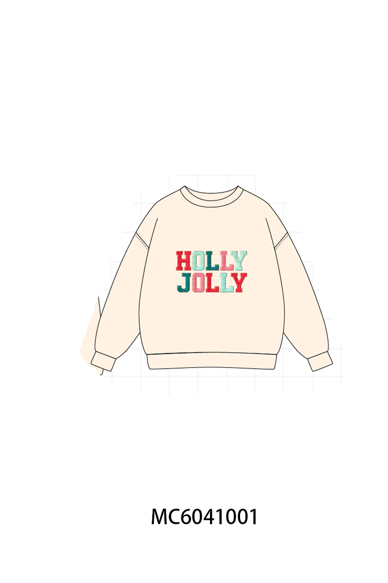 PO90 Multicolored christmas holly jolly french knot mom&me collection - closing 5/11 - ETA early October