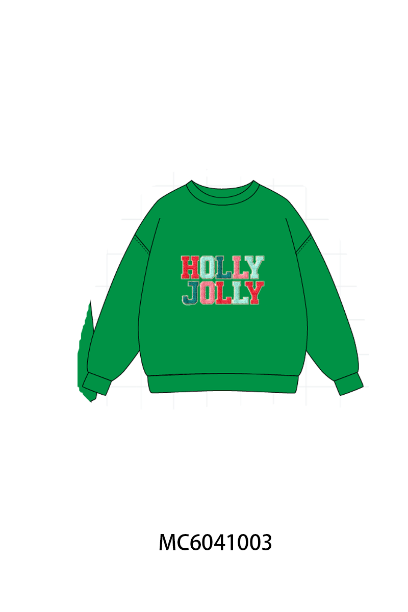 PO90 Multicolored christmas holly jolly french knot mom&me collection - closing 5/11 - ETA early October