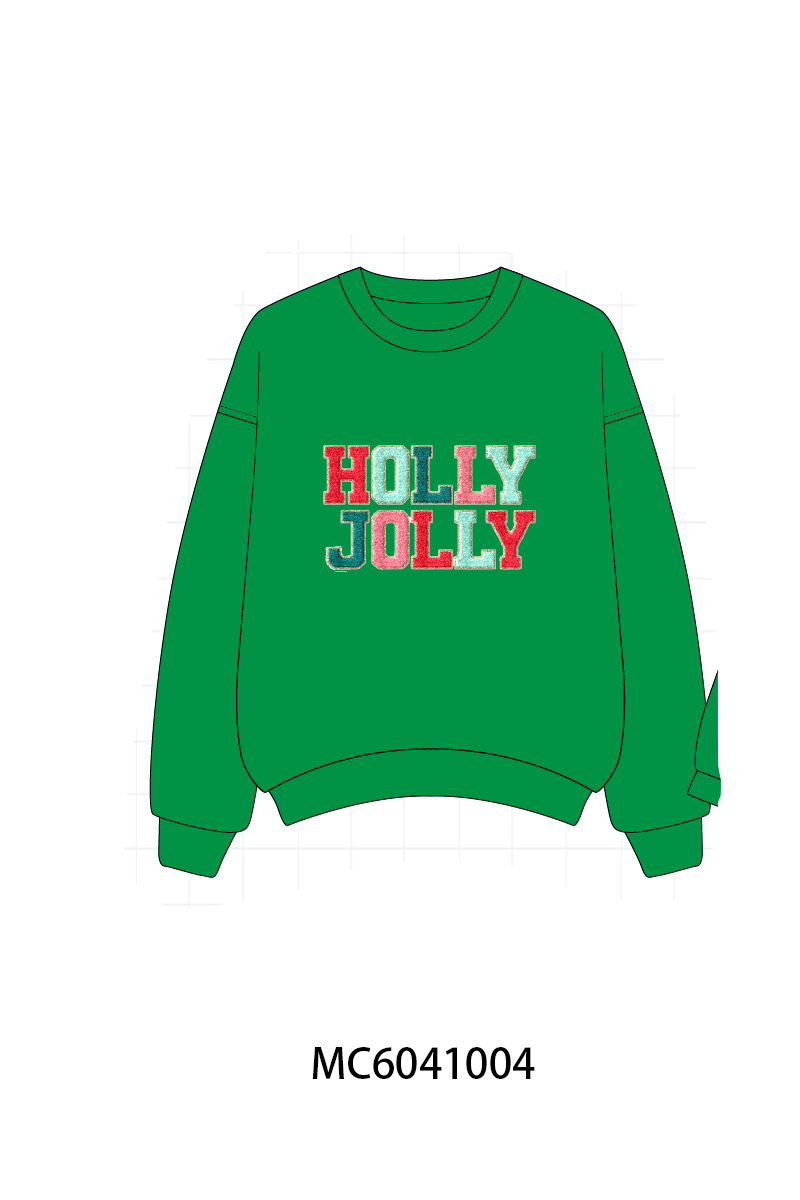 PO90 Multicolored christmas holly jolly french knot mom&me collection - closing 5/11 - ETA early October