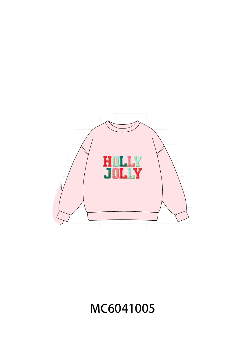 PO90 Multicolored christmas holly jolly french knot mom&me collection - closing 5/11 - ETA early October
