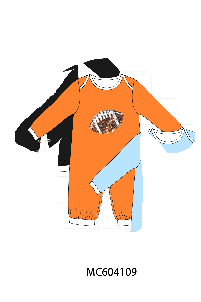 PO86 Football sequin coolection 2  - closing 4/13 - ETA early September