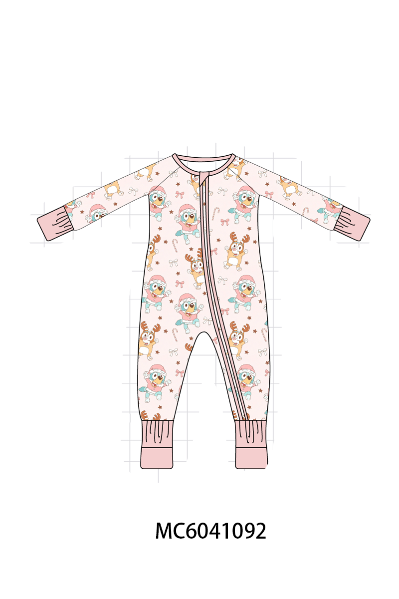 PO90 Pink bluey print bamboo collection - closing 5/11 - ETA early October