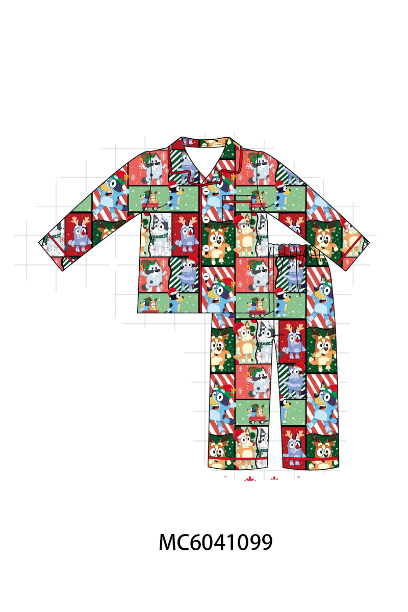 PO90 Red christmas bluey print bamboo collection - closing 5/11 - ETA early October