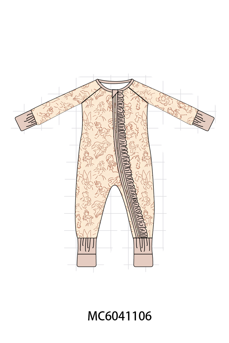 PO90 Khaki princess print bamboo collection - closing 5/11 - ETA early October