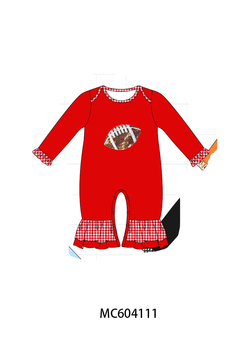 PO86 Football sequin coolection 2  - closing 4/13 - ETA early September
