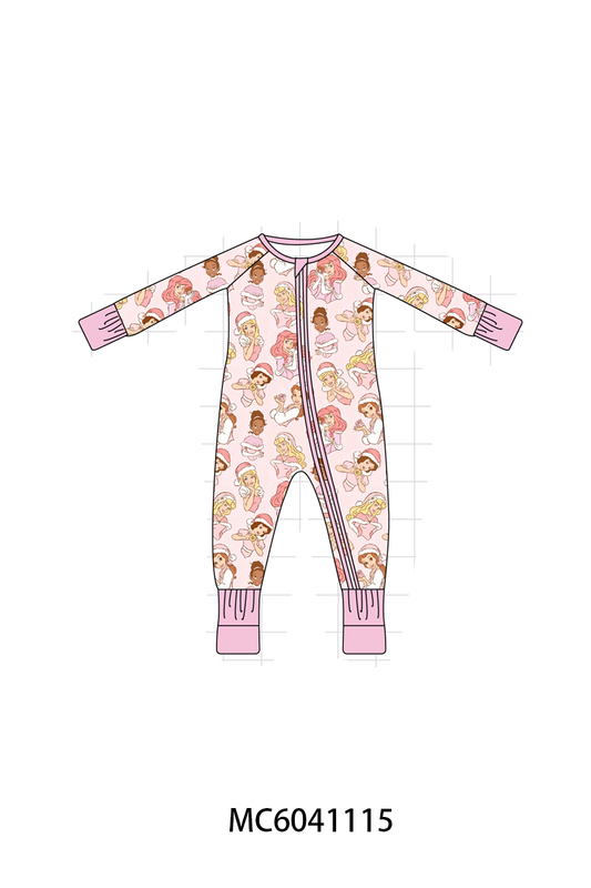 PO90 Pink princess print bamboo collection - closing 5/11 - ETA early October