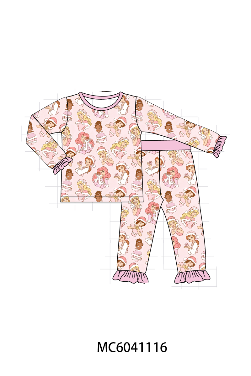 PO90 Pink princess print bamboo collection - closing 5/11 - ETA early October