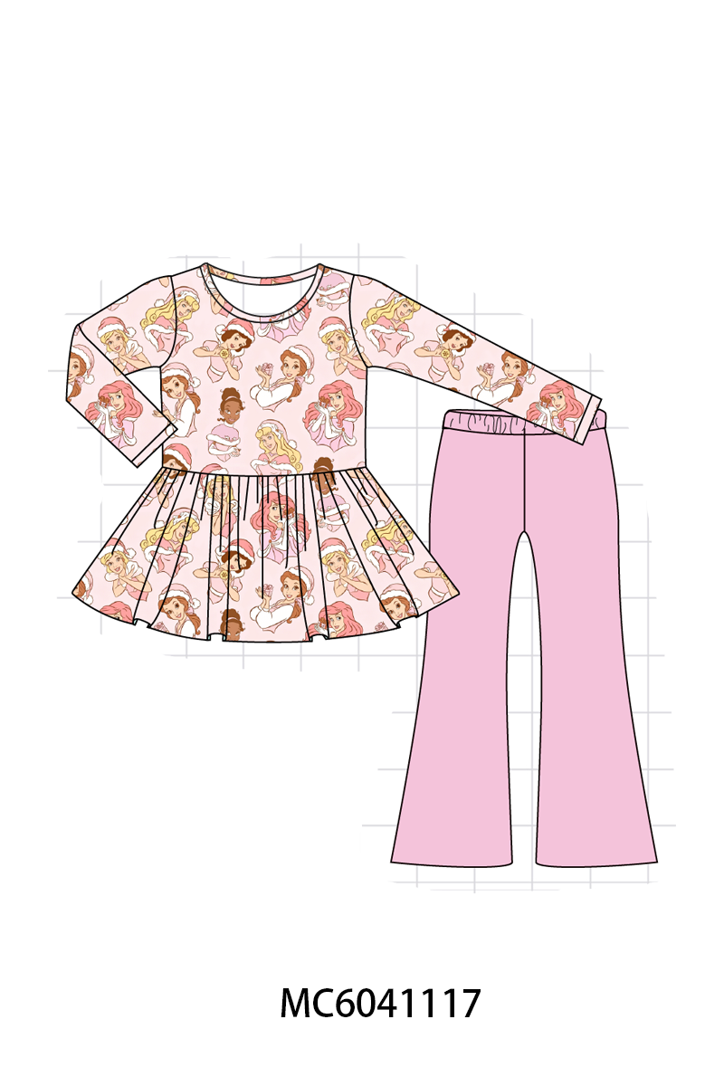 PO90 Pink princess print bamboo collection - closing 5/11 - ETA early October