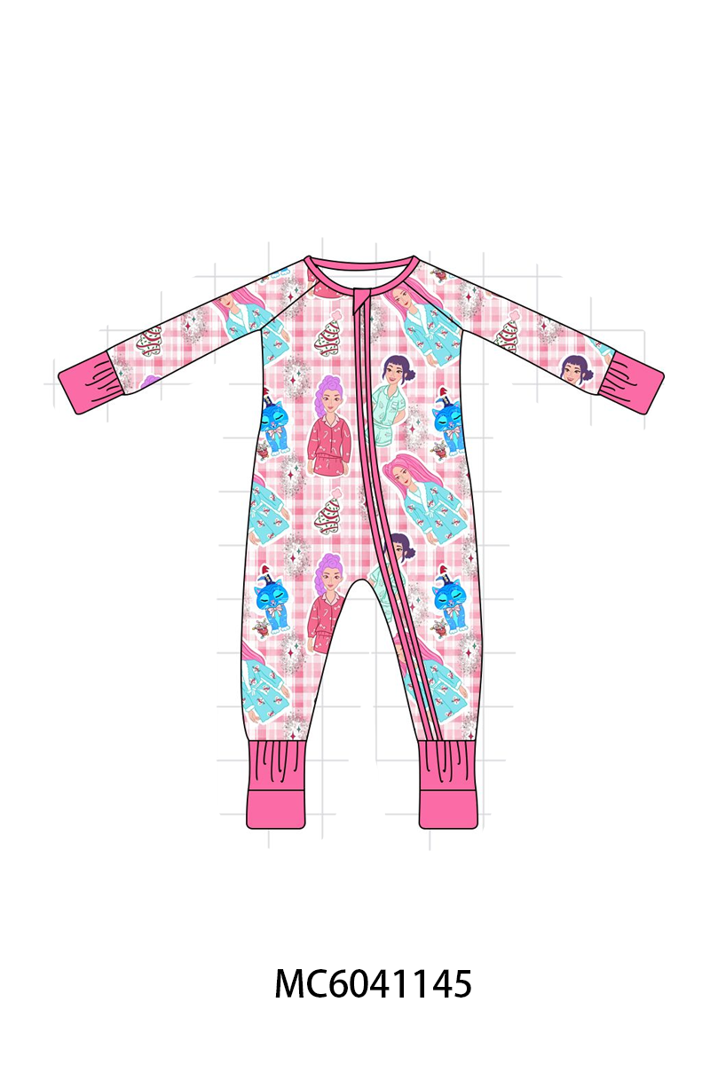 PO90 Pink princess plaid bamboo collection - closing 5/11 - ETA early October