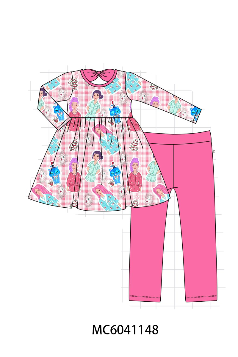 PO90 Pink princess plaid bamboo collection - closing 5/11 - ETA early October