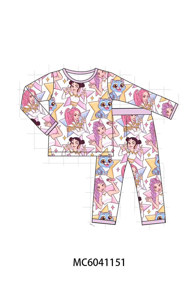 PO90 Purple princess print bamboo collection - closing 5/11 - ETA early October